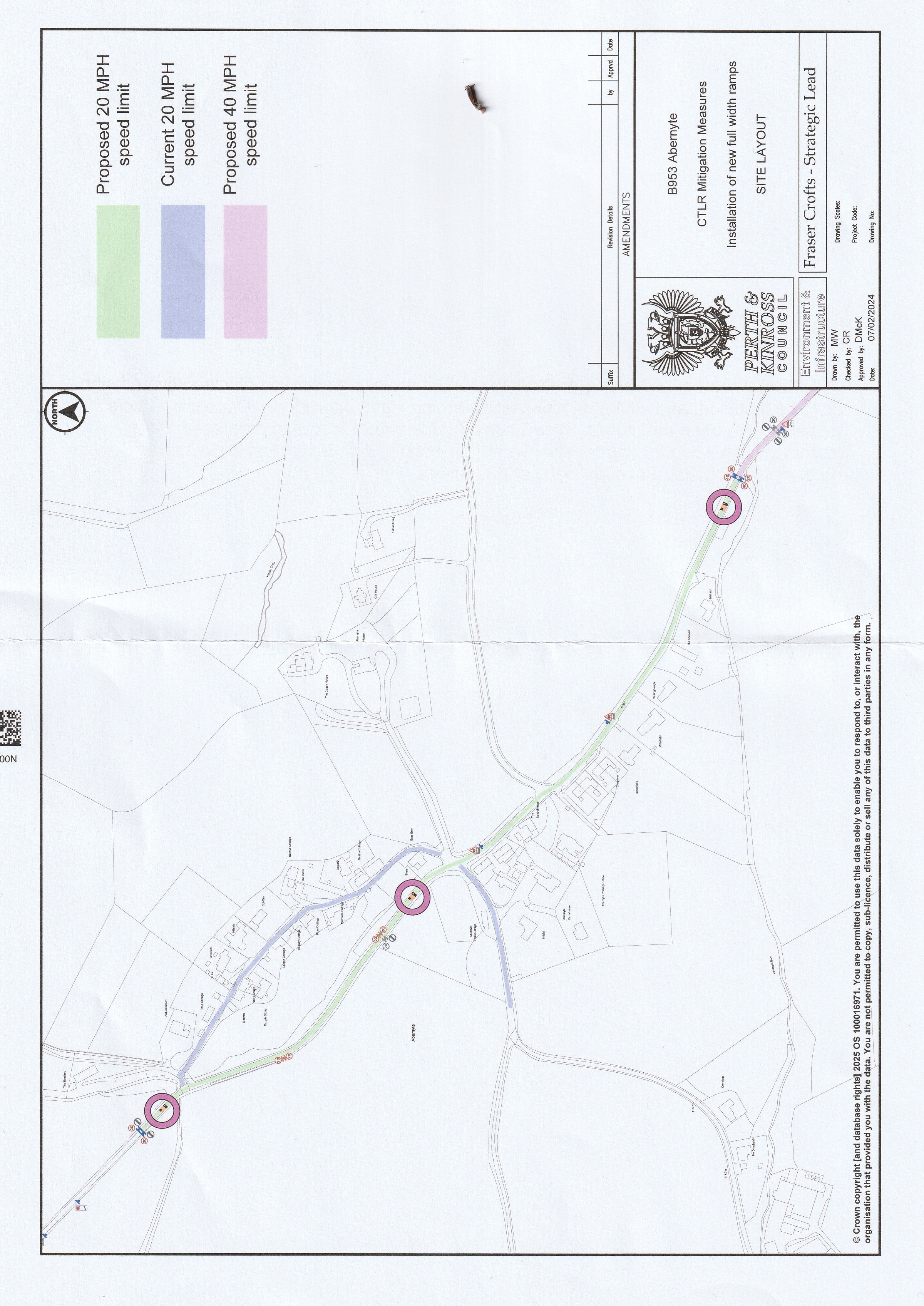 Proposed road changes 21.2.25